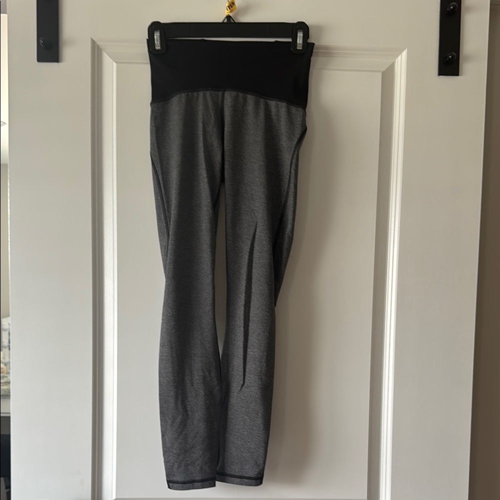 lululemon athletica Black and Gray Leggings